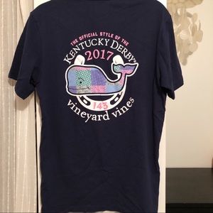 Vineyard Vines Navy Blue Kentucky Derby T-Shirt
